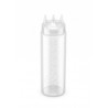 Squeezer souple transparent 3 embouts, plastique BPA free  H195mm 420ml - 6 unités