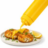 Squeezer souple jaune 1 embout, plastique BPA free  H195mm 350ml - 6 unités
