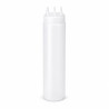 Squeezer souple transparent 3 embouts, plastique BPA free  H260mm 630ml - 6 unités
