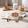 Combo Bol CookShow en verre compartimenté+Couv PP Ø130mm H60 mm - 36 unités