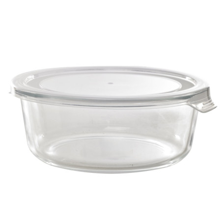 Combo Bol CookShow en verre compartimenté+Couv PP Ø170mm H74 mm - 18 unités