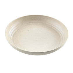 Huskly assiette remployable composite beige -diam 198mm h30mm - 12 unités