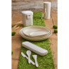 Huskly pot Ã  soupe + couvercle remployable composite beige -600ml - 25 unités