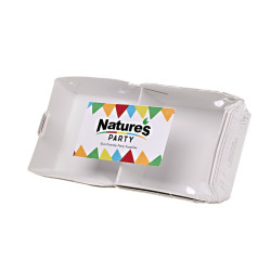 Mini boîte burger carton blanc - 4 unités