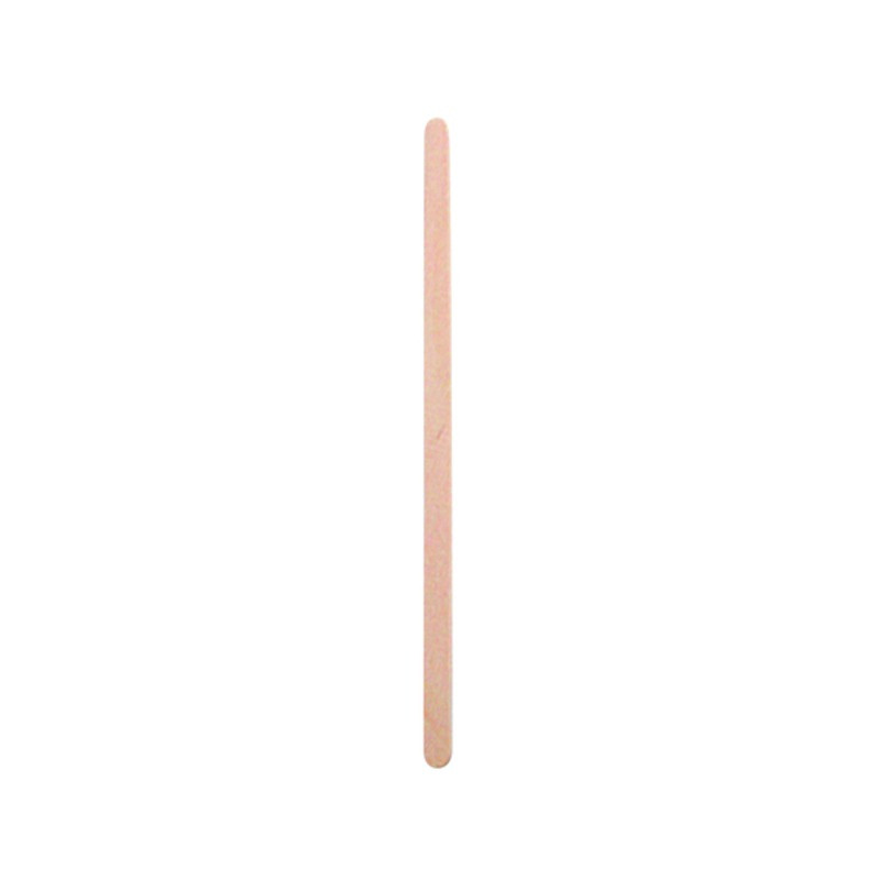 Spatule à café bois à bouts arrondis 0,5 x 0,1 x 11 cm - 50 unités