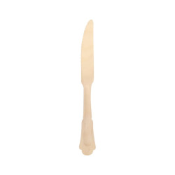 Couteau bois "Baroc Timber" 20,5 cm - 12 unités