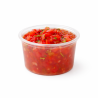 Pot PP transparent rond 110 ml Diam: 7 cm 7,03 x 5,2 x 4,3 cm - 100 unités