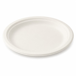 Assiette ovale blanche en...