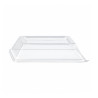 Couvercle PET transparent 13,2 x 13,2 x 3,1 cm - 50 unités