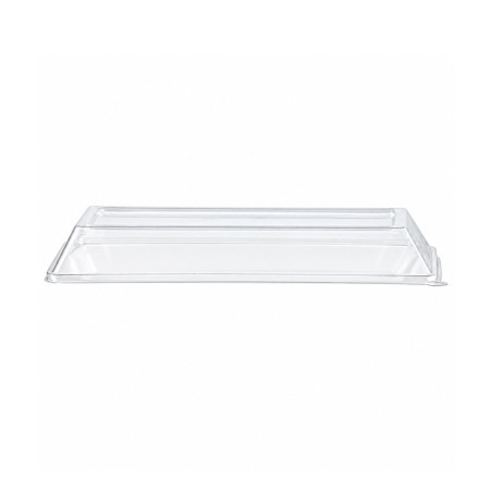 Couvercle PET transparent 26,2 x 13,2 x 3,3 cm - 50 unités