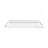 Couvercle PET transparent 26,2 x 13,2 x 3,3 cm - 50 unités