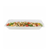 Couvercle PET transparent 26,2 x 13,2 x 3,3 cm - 50 unités