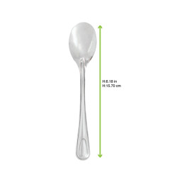Cuillere a soupe en inox avec étui - 159mm - 50 unités