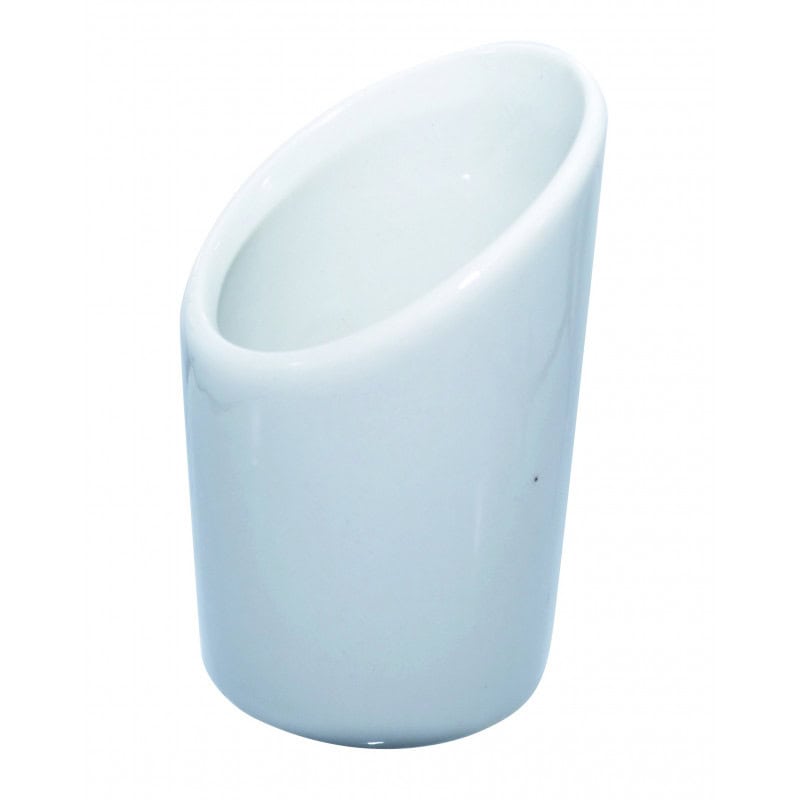 Mini pot en porcelaine blanche