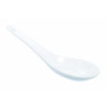 Mini mise en bouche cuillère en porcelaine blanche