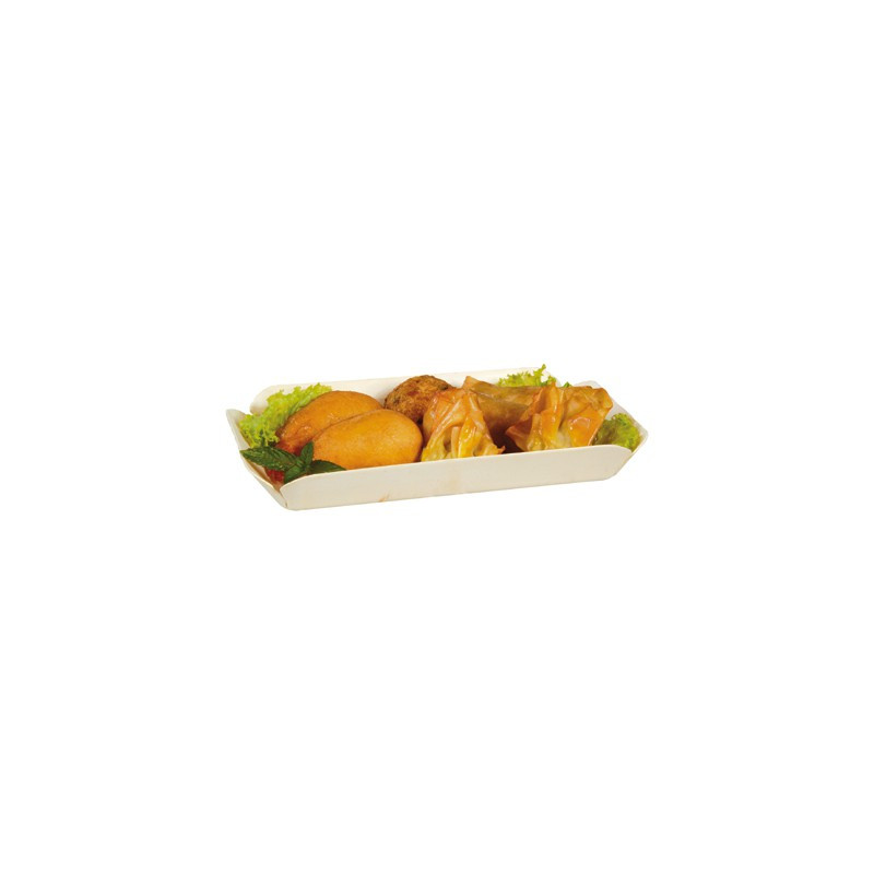 Barquette en bois thermoformée 23cm