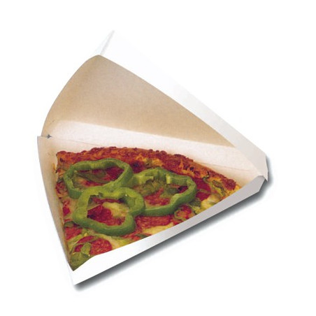 Boîte en carton une part de pizza
