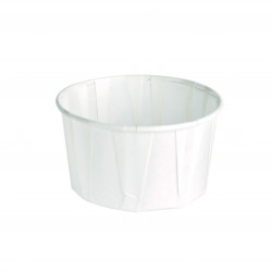 Pot Papier Plisse Blanc 95Ml