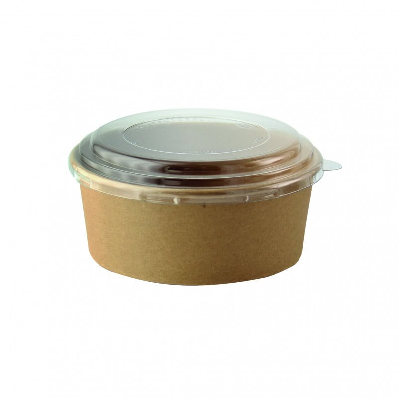 Saladier Rond Carton Kraft Diam 150Mm 550Ml/19Oz