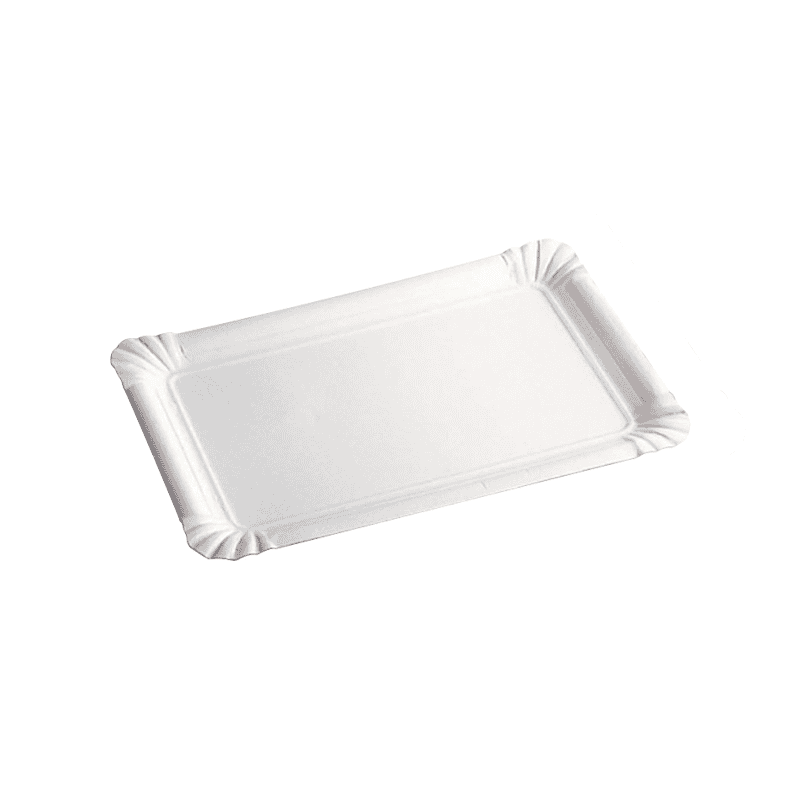 Assiette Carton Blanc 100X160Mm