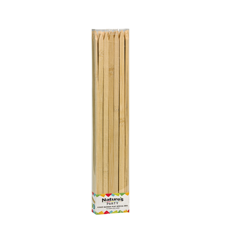 Pic bambou plat BBQ 0,9 x 35 cm - 50 unités
