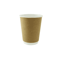 Gobelet Kraft Et Blanc Carton Pla 340Ml/12Oz