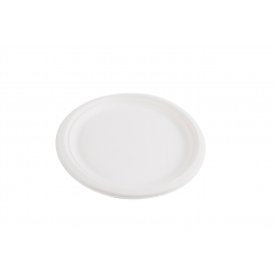 Assiette pulpe rond blanche 300MM