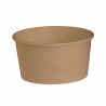 Saladier rond en carton kraft "Buckaty" Par 45 unités L: 15 cm x l: 12,5 cm x H: 10 cm x P: 22 g