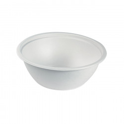 Bol pulpe géant rond blanc Par 50 unités L: 22 cm x l: 13 cm x H: 9,5 cm x P: 35 g