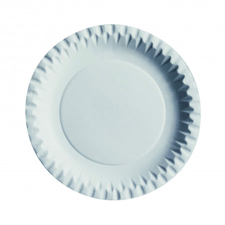 Assiette ronde en carton blanc Par 100 unités L: 18 cm x P: 5,4 g