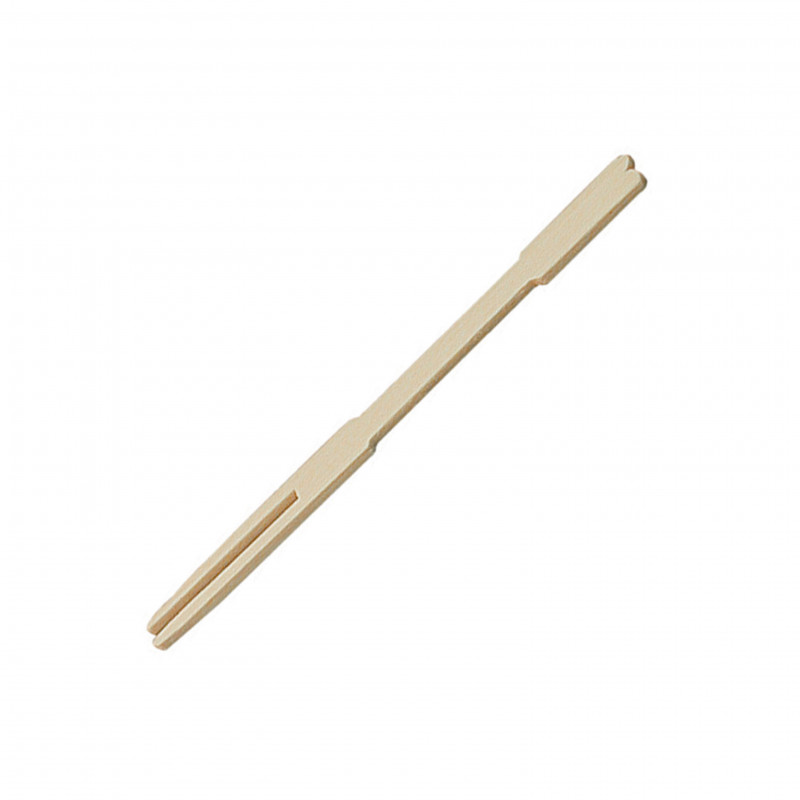 Pique bambou fourchette Par 100 unités H: 9 cm x P: 0,75 g