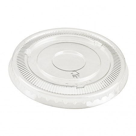 Couvercle PET plat transparent Par 100 unités L: 7,2 cm x P: 0,8 g Couvercle PET plat transparent Par 100 unités L: 7,2 cm x P: 0,8 g