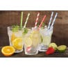 Chalumeau papier blanc pour smoothie Par 500 unités L: 0,8 cm x l: 0,8 cm x H: 19,7 cm x P: 1,6 g