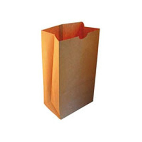 Sac en papier bio brun SOS 35x18cm Sac en papier bio brun SOS 35x18cm