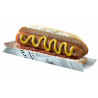 Support hot-dog carton impression journal Par 50 unités L: 18 cm x l: 4 cm x H: 1,9 cm x P: 3,7 g