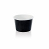 Pot carton noir chaud et froid Par 50 unités L: 7,4 cm x l: 6,1 cm x H: 3,8 cm x P: 3,8 g