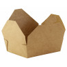 Mini boîte repas carton kraft Par 50 unités L: 11,5 cm x l: 9,8 cm x H: 3,5 cm x P: 15 g