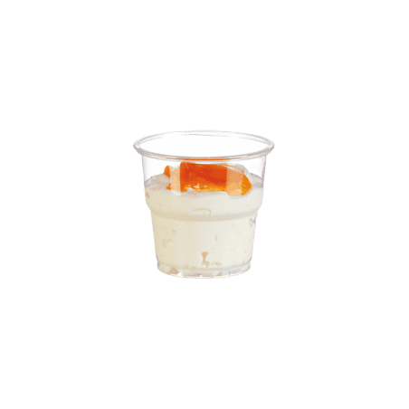 10 coupes à dessert bodega25 cristal en plastique 250 ml /