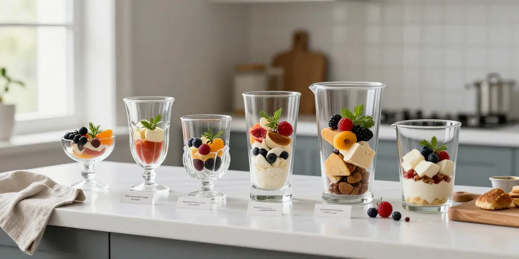 Quelles verrines acheter : arrêtez de choisir au hasard, voici ce que la taille, la forme et le matériau font vraiment à votre table