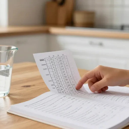 Tableau litre cl ml : la seule référence qui couvre aussi bien la cuisine du quotidien que les maths de CM2