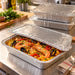 Couvercle en aluminium pour barquette refermable - 33,5 cm x 27,5 cm x 1,7 cm - Compatible avec 209AL253410 - ambiance