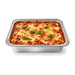 Barquette rectangulaire en aluminium refermable - 3100 ml - 31,8 cm x 26,4 cm x 6 cm - en situation