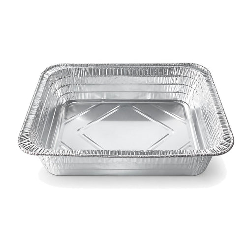 Barquette rectangulaire en aluminium refermable - 3100 ml - 31,8 cm x 26,4 cm x 6 cm