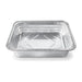 Barquette rectangulaire en aluminium refermable - 3100 ml - 31,8 cm x 26,4 cm x 6 cm