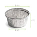 Gobelet rond en papier d'aluminium - 120 ml - Ø 7,4 cm - H 4,4 cm - dimensions