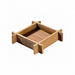 Mini plateau bambou carré "Hanako" 12 x 12 x 2,4 cm - 20 unités