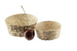 Panier rond en feuille de bambou "Anno" 80 ml - Ø 7 cm - H 2,8 cm - 50 unités