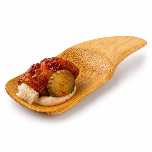 Cuillère bambou "Phuket" 10 x 4 cm - 24 unités