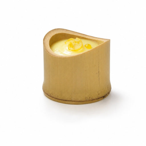 Demi-tube bambou "Tamago" 37 ml - Ø 5,5 cm - H 4,2 cm - 20 unités