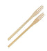 Fourchette bambou "Trident" - 14 cm - 50 unités